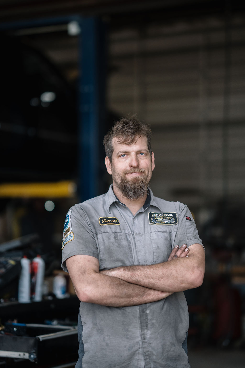 Beacon Automotive technician portrait