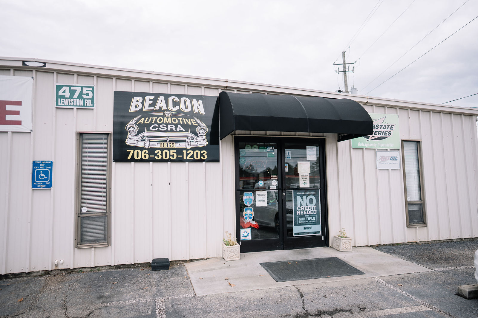 Beacon Automotive storefront at 475 Lewiston Rd, Grovetown